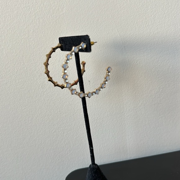 Nordstrom
Rainbow Stone Hoop Earrings - Picture 5 of 8